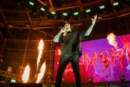 Ronnie Radke performing (Image via Getty)